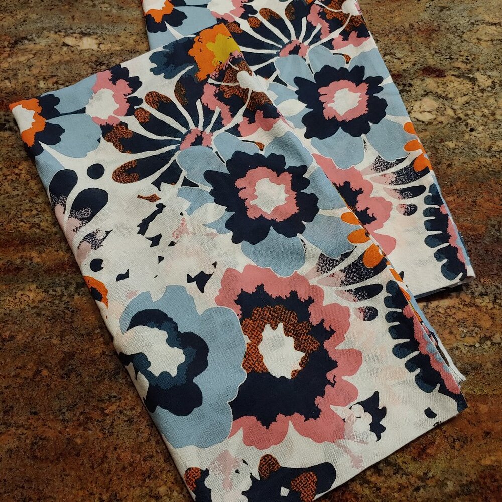 2 Ikea  Honsgullort Floral Pillowcases 36x20"